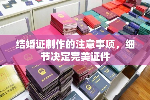 贵德结婚证制作的注意事项，细节决定完美证件